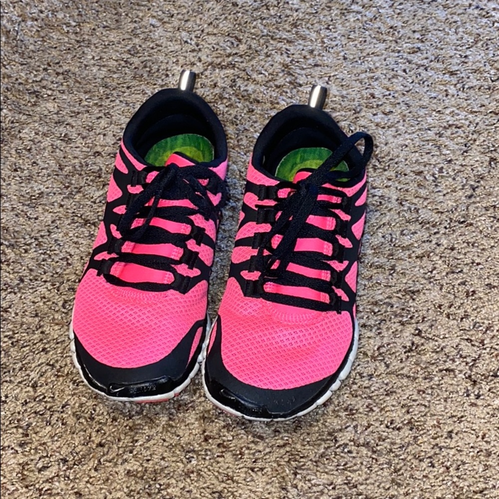 Hot Pink Nike Free 3.0 Sneakers